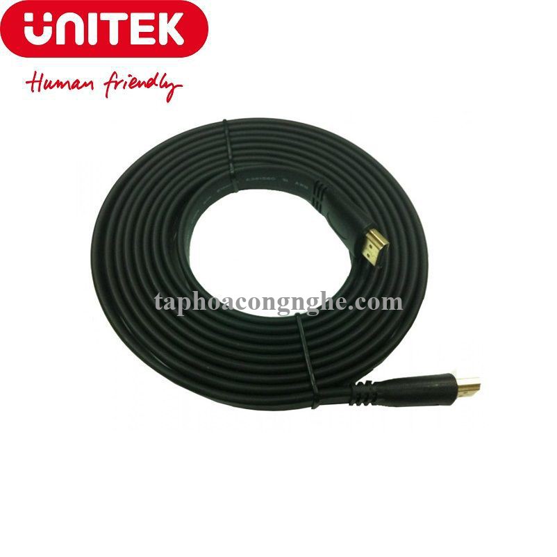 Unitek 25587 5M19A 5M Màu Đen Dây Dẹp Cáp Hdmi 1.4 30025587